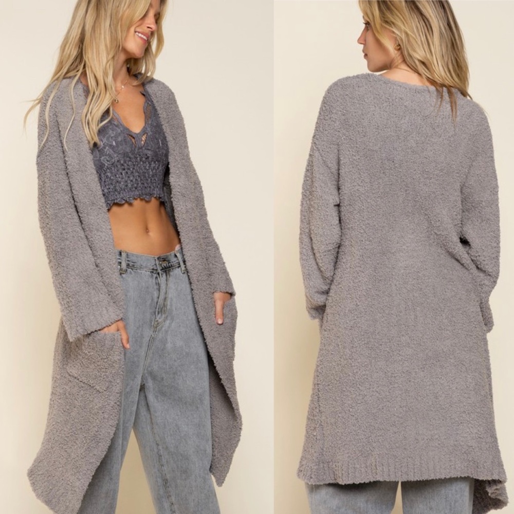 Women’s Knit Cardigan Sweater Duster